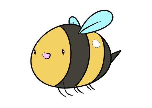 Bubblebee Sticker 2x2