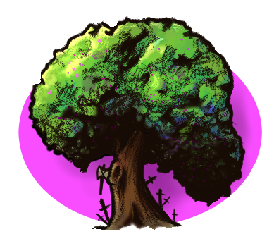 2x2 War tree sticker